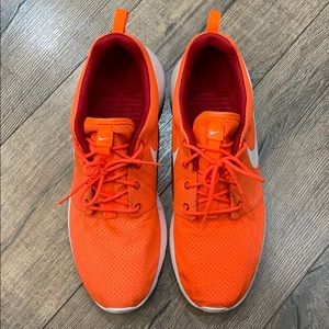 Nike men’s orange and red sneakers size 12